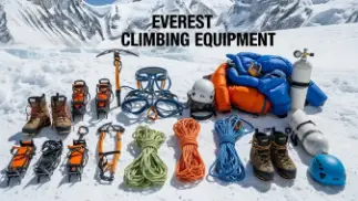 Mount Everest trekking gear for extreme cold